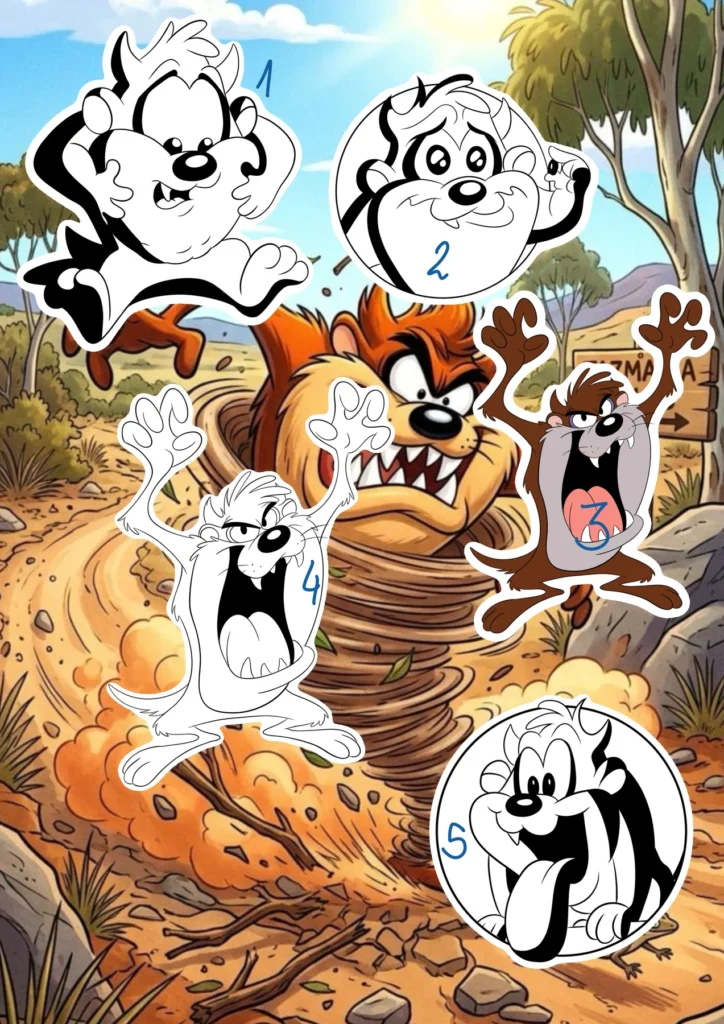 Flash tattoo « Cartoon déjanté » dessiné par 6rius Tattoo près de Mulhouse.